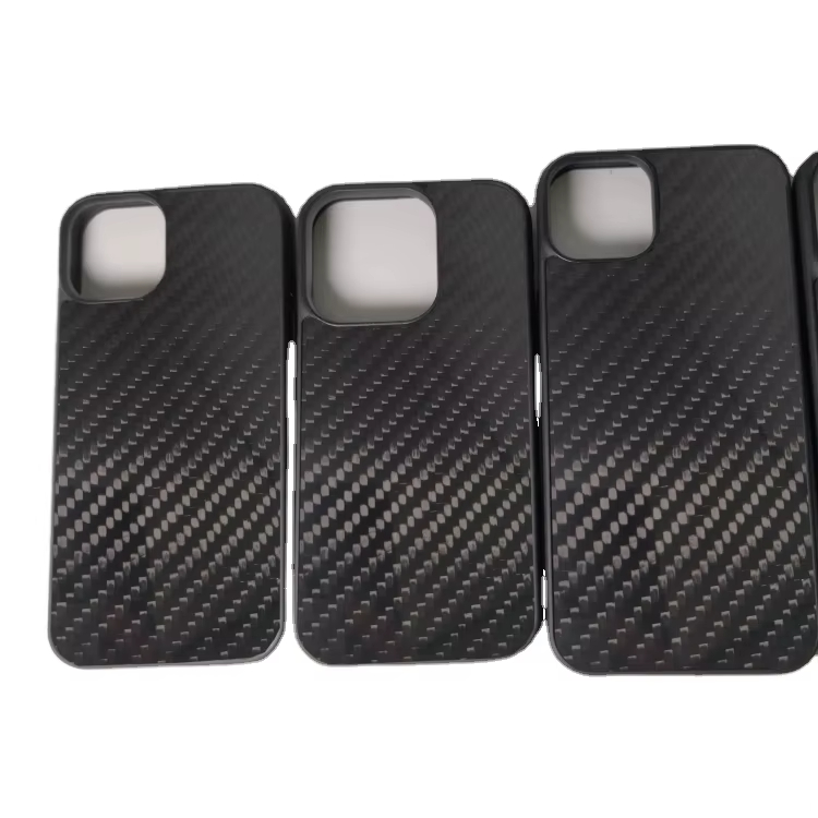 Etui de téléphone en fibre de carbone