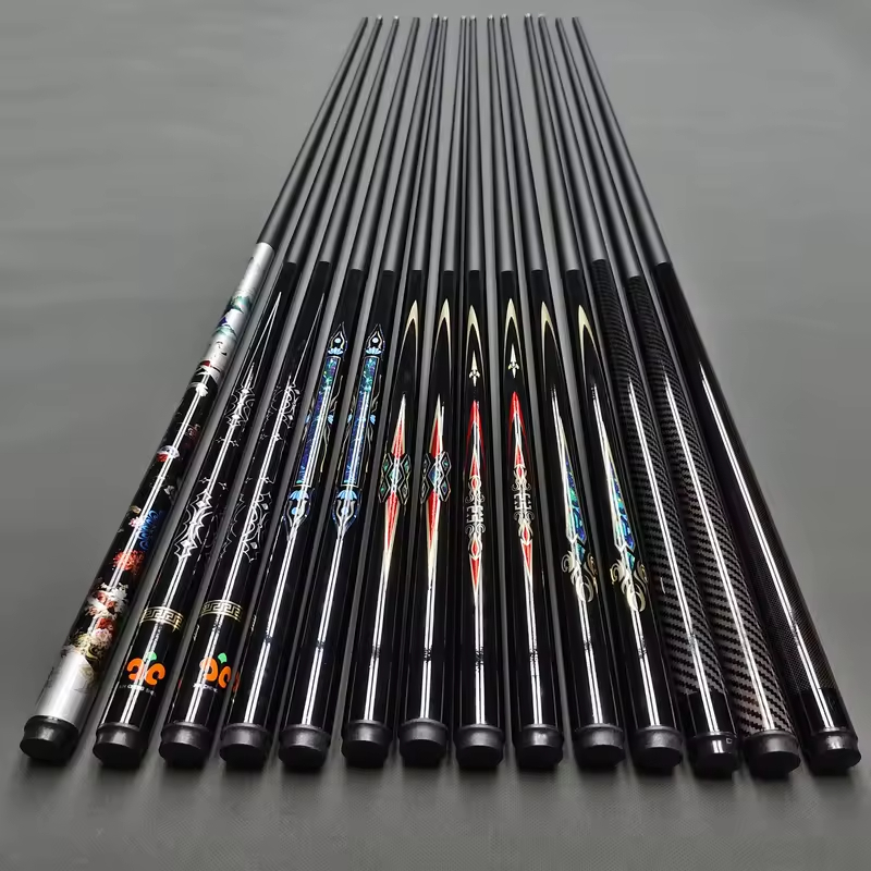 Queues de billard en fibre de verre de haute qualité, rentables et personnalisées, queues de billard en fibre composite durable, vente en gros en usine
