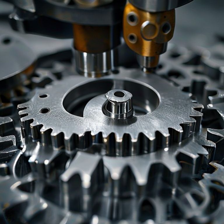 bannière de fabrication d'engrenages